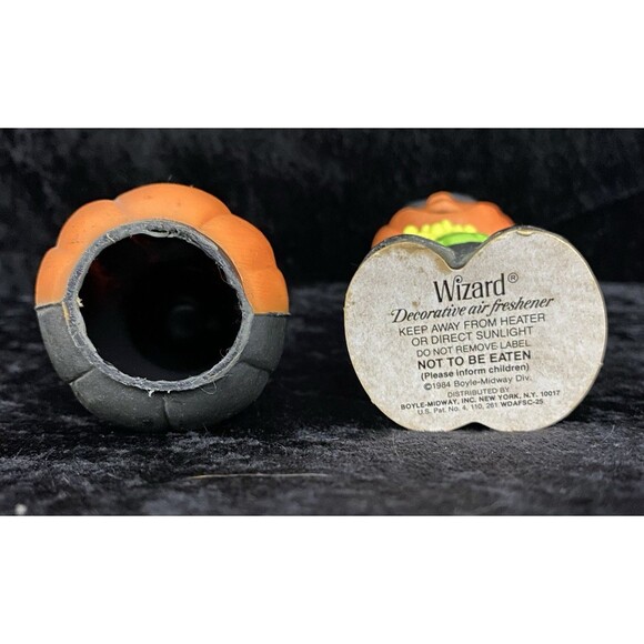 Vtg Wizard Halloween Decorative Wax  80s Ghost Pumpkin Head Scarecrow Man READ - Picture 5 of 7